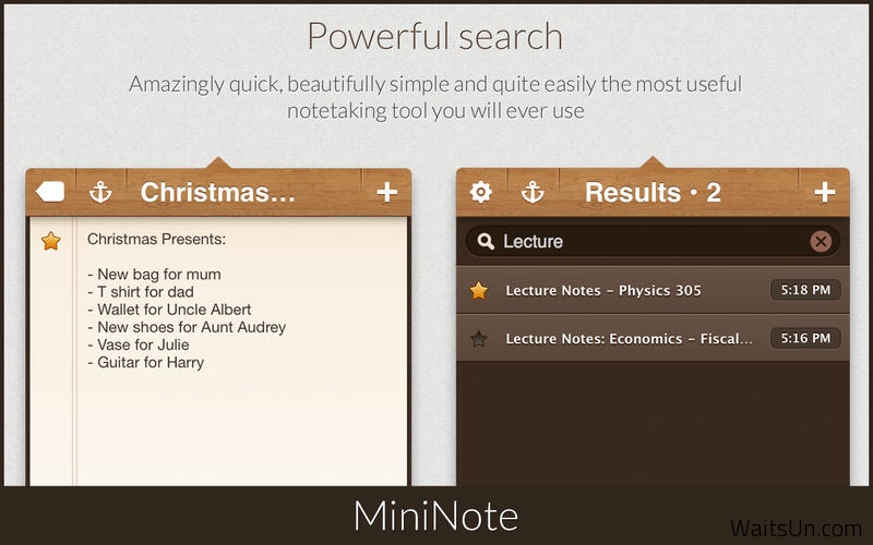 MiniNote Pro 4.8 破解版 – Mac上免费的优秀笔记记事软件之一-麦氪派