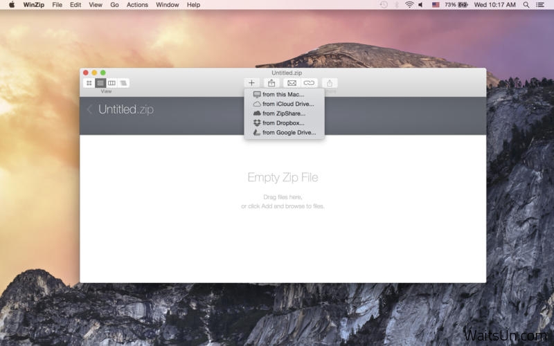 WinZip for Mac 4.0 破解版 – 经典老牌的压缩工具