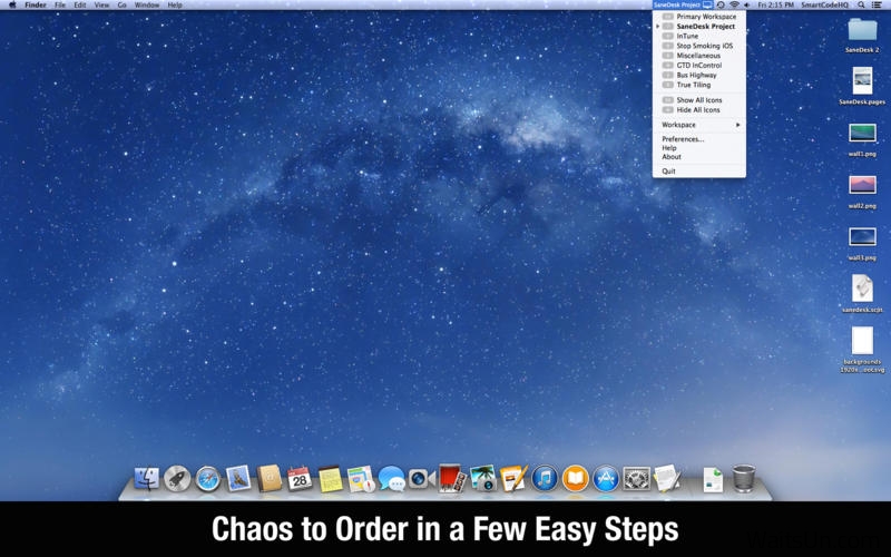 SaneDesk for Mac 2.0 破解版 – 虚拟桌面管理软件