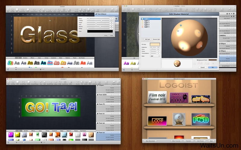 Logoist 2 for Mac 2.5.2 破解版 – Mac 上非常好用的图标LOGO制作工具-麦氪派