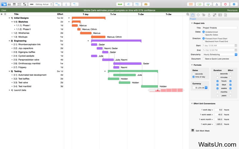 OmniPlan for Mac 3.3.3 序号版 - Mac上最优秀的项目流程管理工具
