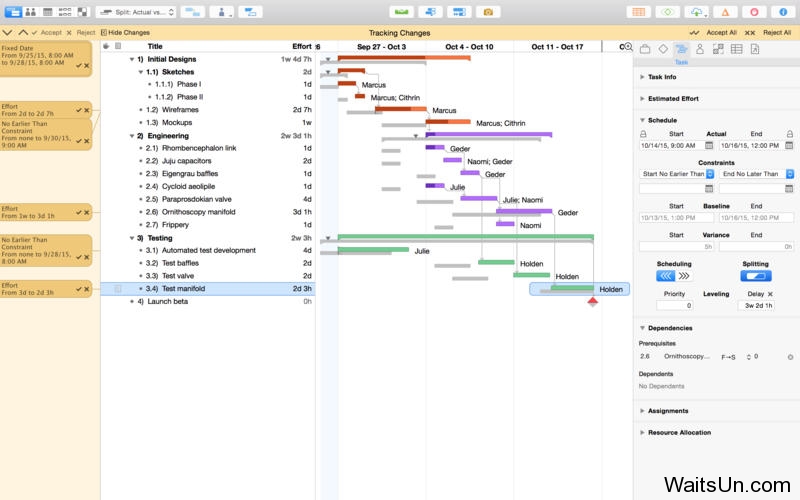 OmniPlan for Mac 3.3.3 序号版 - Mac上最优秀的项目流程管理工具