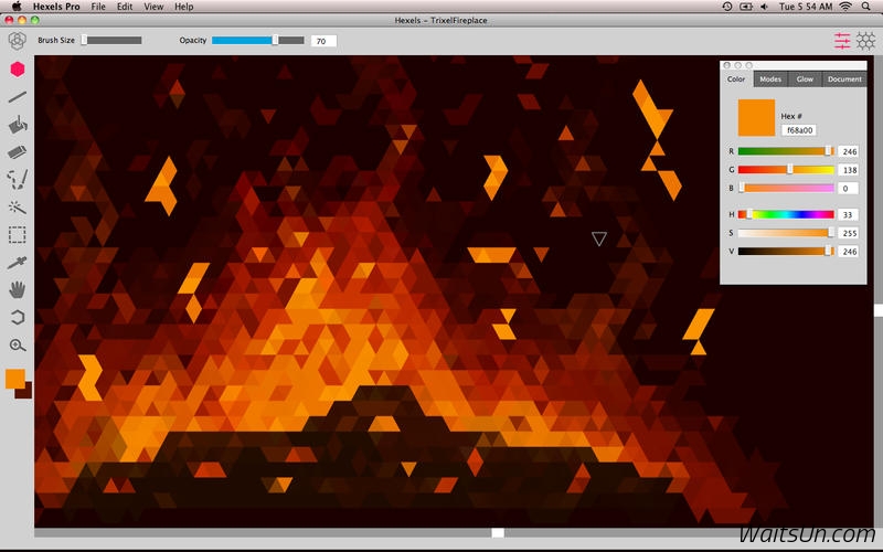 Hexels Pro for Mac 1.2 破解版 – Mac创意的六边形绘图设计工具-麦氪派