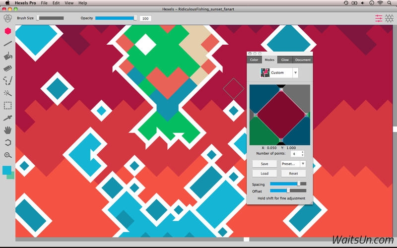 Hexels Pro for Mac 1.2 破解版 – Mac创意的六边形绘图设计工具-麦氪派