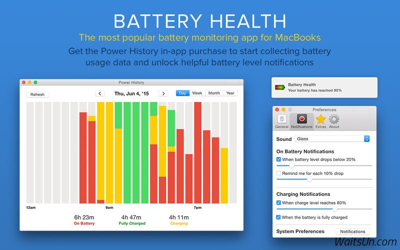Battery Health for Mac 5.1 激活版 – 全能电池健康医生查看器-麦氪派