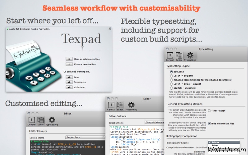 Texpad 1.8.7 Mac 破解版 – Mac上专业的LaTeX编辑器