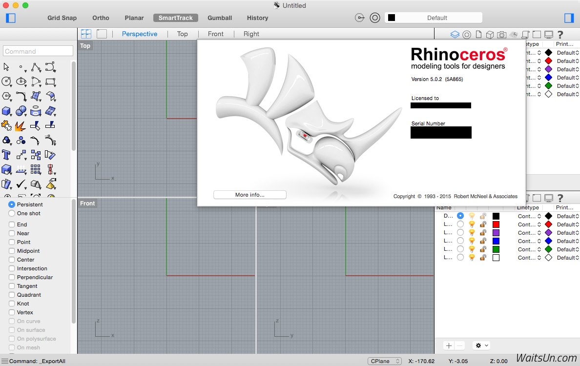 Rhinoceros for Mac 5.1 破解版 强大的3D造型软件_麦氪派