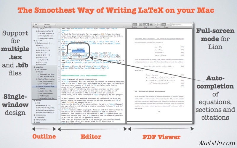 Texpad 1.8.7 Mac 破解版 – Mac上专业的LaTeX编辑器