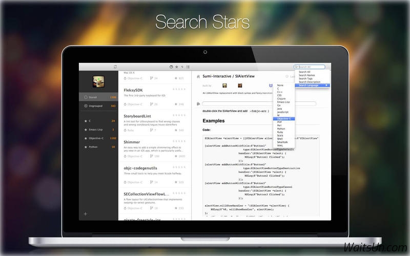 Oh My Star for Mac 1.1.9 激活版 – 实用的Github Repo管理工具-麦氪派