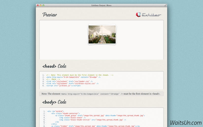 Exhibeo for Mac 2.0 注册版 – Mac平台的HTML 5幻灯制作工具-麦氪派