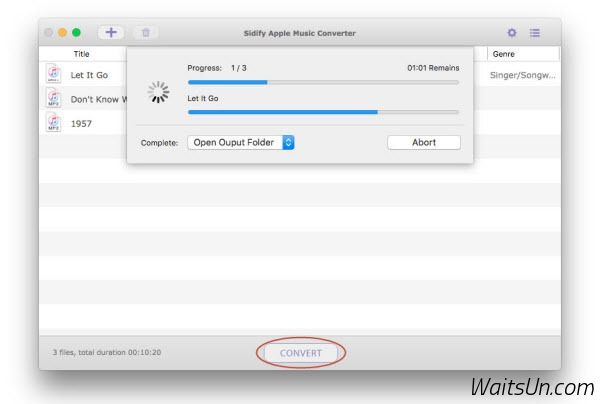 Sidify Apple Music Converter for Mac 1.0.4 序号版 – 优秀的音乐转换工具-麦氪派