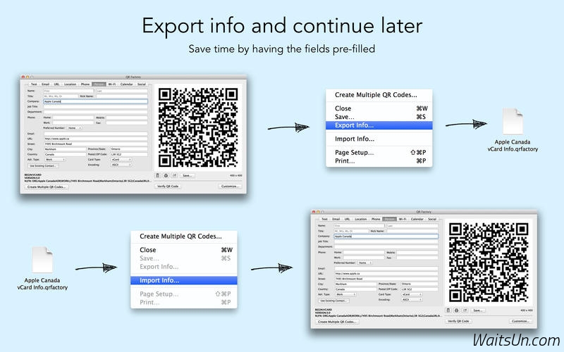 QR Factory for Mac 2.9.4 激活版 – 优秀的二维码制作工具-麦氪派