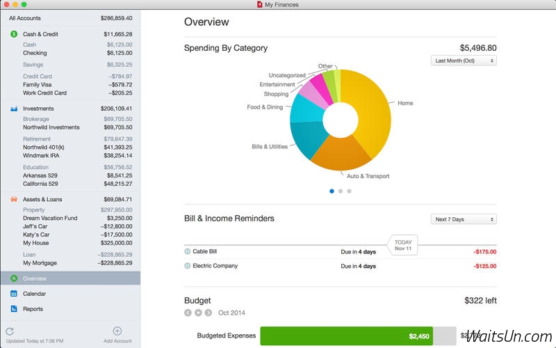 Quicken 2016 for Mac 3.3.1 激活版 – 优秀的财务管理软件-麦氪派