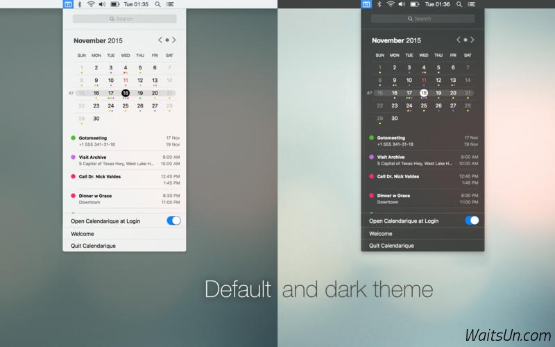 Calendarique for Mac 1.3 破解版 – 优秀的日历软件-麦氪派