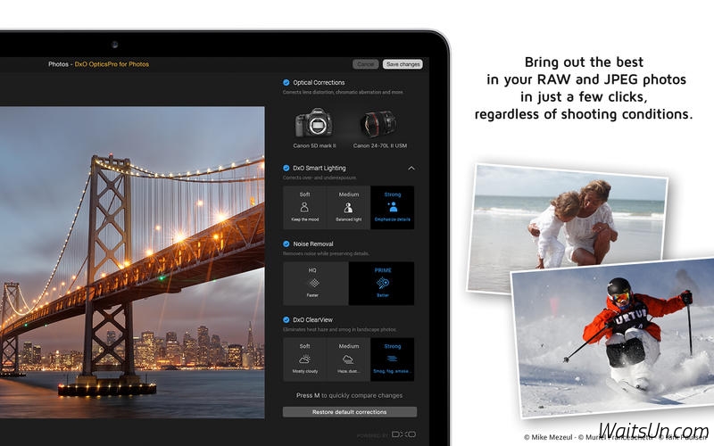 DxO OpticsPro for Photos 1.2.1 激活版 – 强大的Photos滤镜插件-麦氪派
