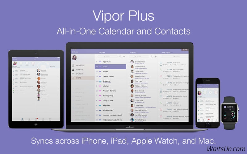 Vipor Plus for Mac 2.0.1 激活版 – 一体化联系人和日历集成工具-麦氪派