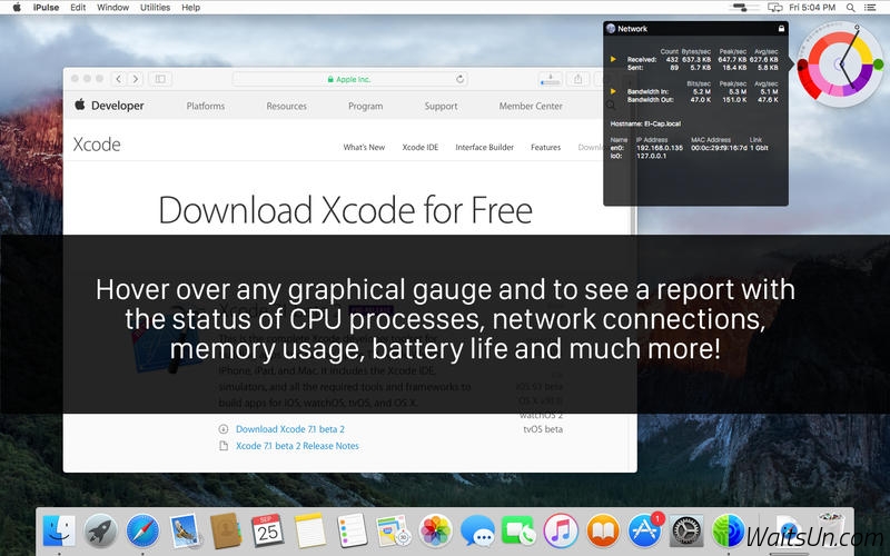 iPulse for Mac 3.0.3 破解版 – 实用的系统监控工具