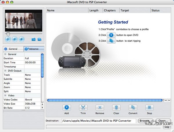 iMacsoft DVD to PSP(高效的PSP视频转换器)-麦氪派
