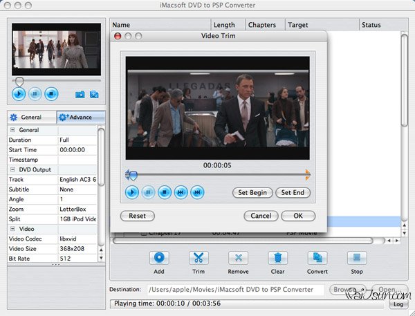 iMacsoft DVD to PSP(高效的PSP视频转换器)-麦氪派