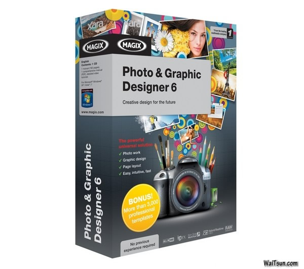 德国MAGIX顶级图片设计师 MAGIX Xara Photo & Graphic Designer 6.1.2.13361┆ 注册码