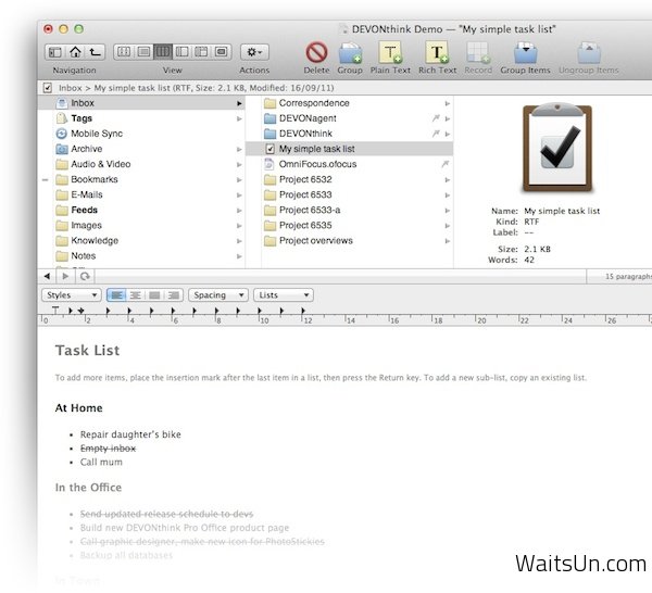 DEVONthink Pro Office for Mac 2.8.4 破解版 – 强大的资料管理软件-麦氪派