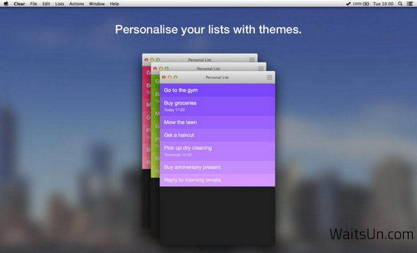 Clear for Mac 1.1.6 破解版 – Mac 上优秀的任务和待办事项清单工具-麦氪派