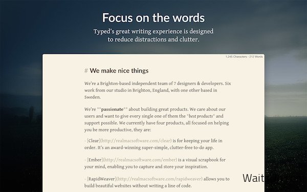 Typed for Mac 1.1.1 破解版 – 优秀的Markdown编辑器-麦氪派